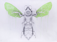 Load image into Gallery viewer, Bee with protection mask - Ludo (2021)