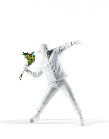 Banksy: Flower bomber (white) - Medicom Toy