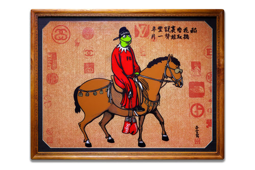 Pop Art by Hong Kong artist Ernest Chang painting and silkscreen on plexiglass