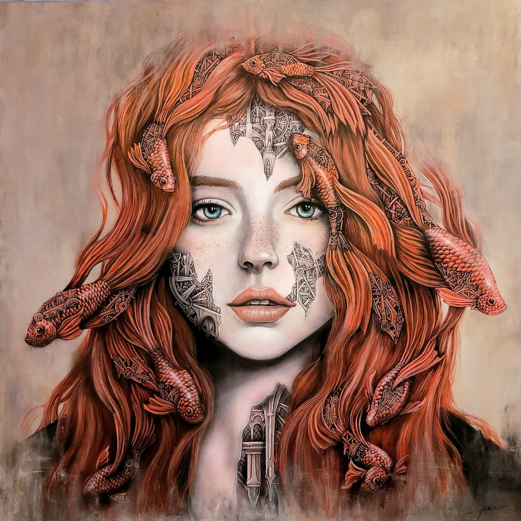 Woman Portrait Mechanatomy   - Ardif